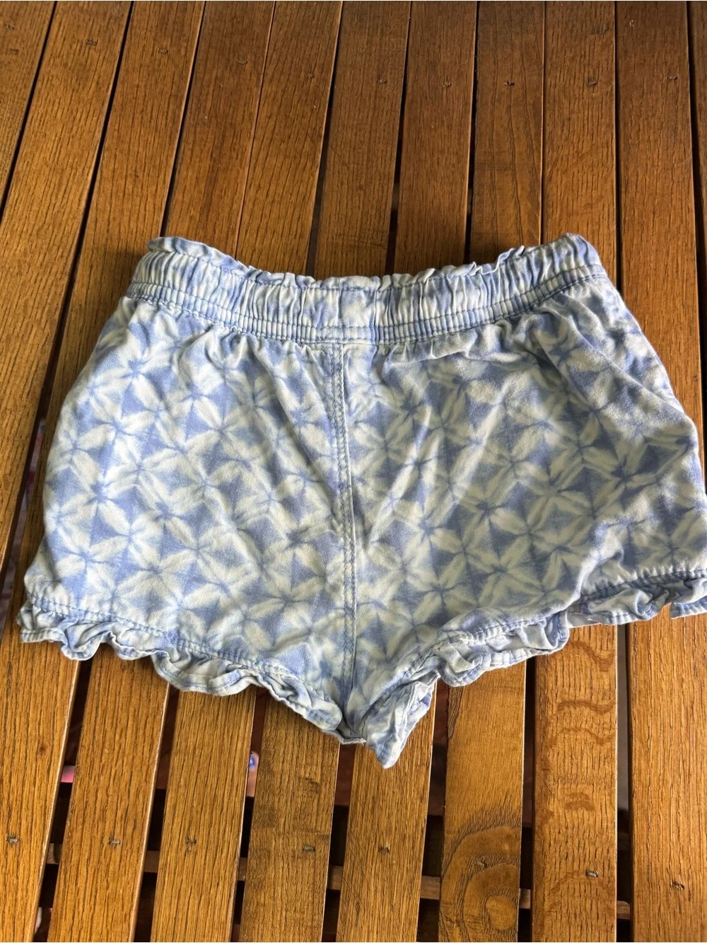GAP Light Blue Tie-Dye Drawstring Girl’s 3T Shorts